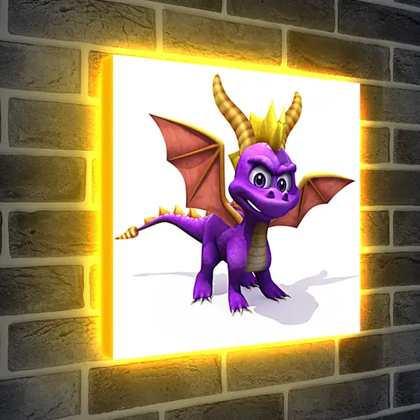 Лайтбокс световая панель - Spyro The Dragon
