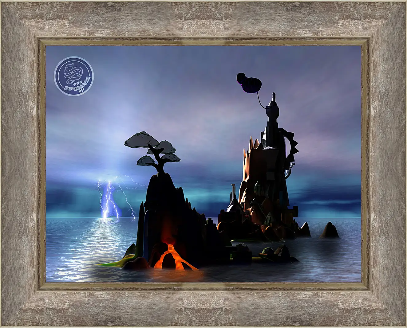 Картина в раме - Crash Bandicoot
