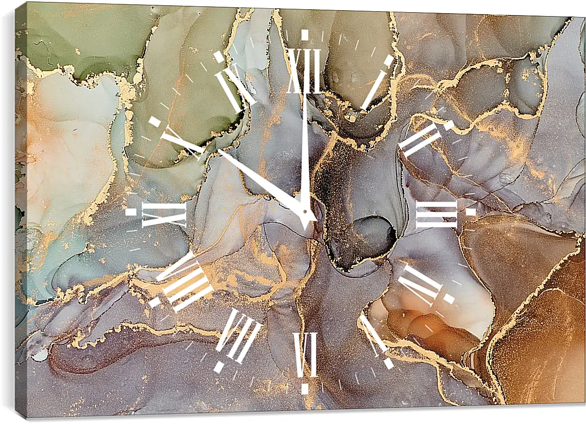 Часы картина - Абстракция