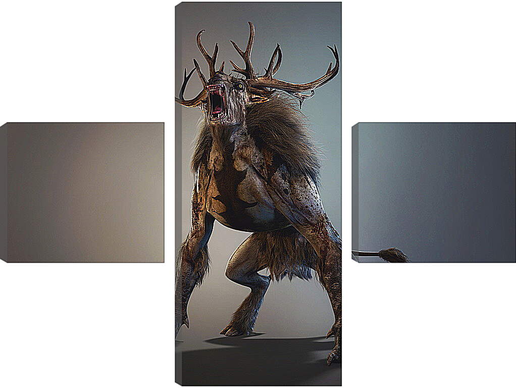 Модульная картина - The Witcher 3: Wild Hunt (Ведьмак), Зверь
