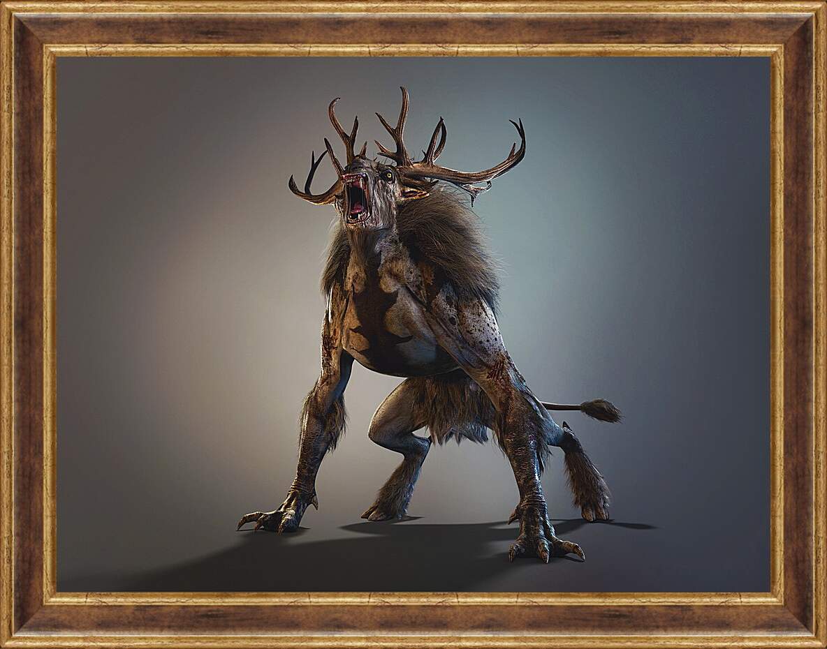 Картина в раме - The Witcher 3: Wild Hunt (Ведьмак), Зверь