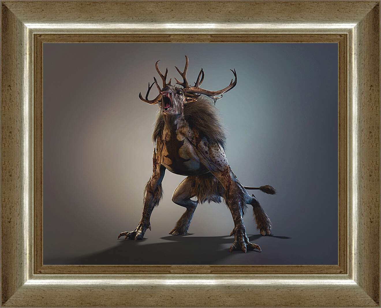 Картина в раме - The Witcher 3: Wild Hunt (Ведьмак), Зверь