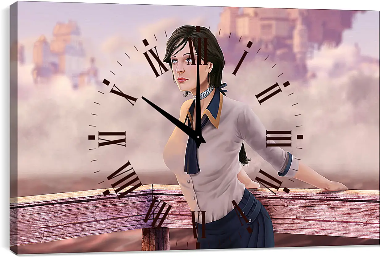 Часы картина - Bioshock Infinite
