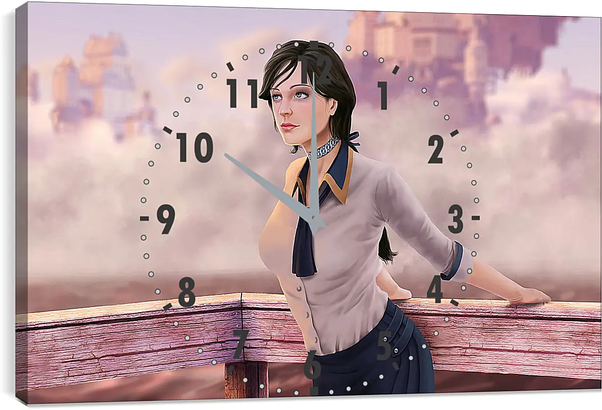 Часы картина - Bioshock Infinite
