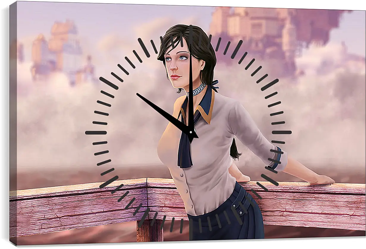 Часы картина - Bioshock Infinite
