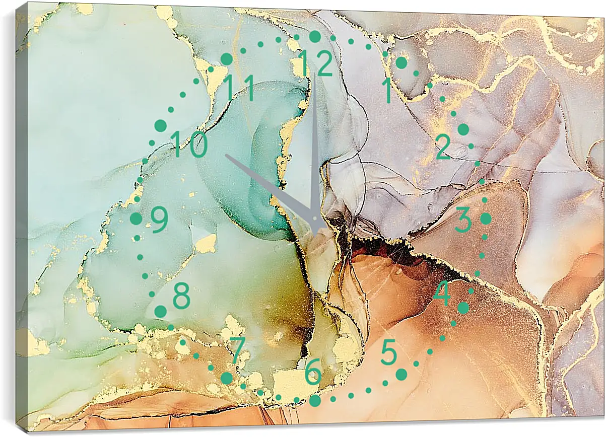 Часы картина - Абстракция
