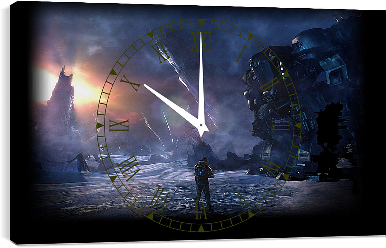 Часы картина - Lost Planet 3
