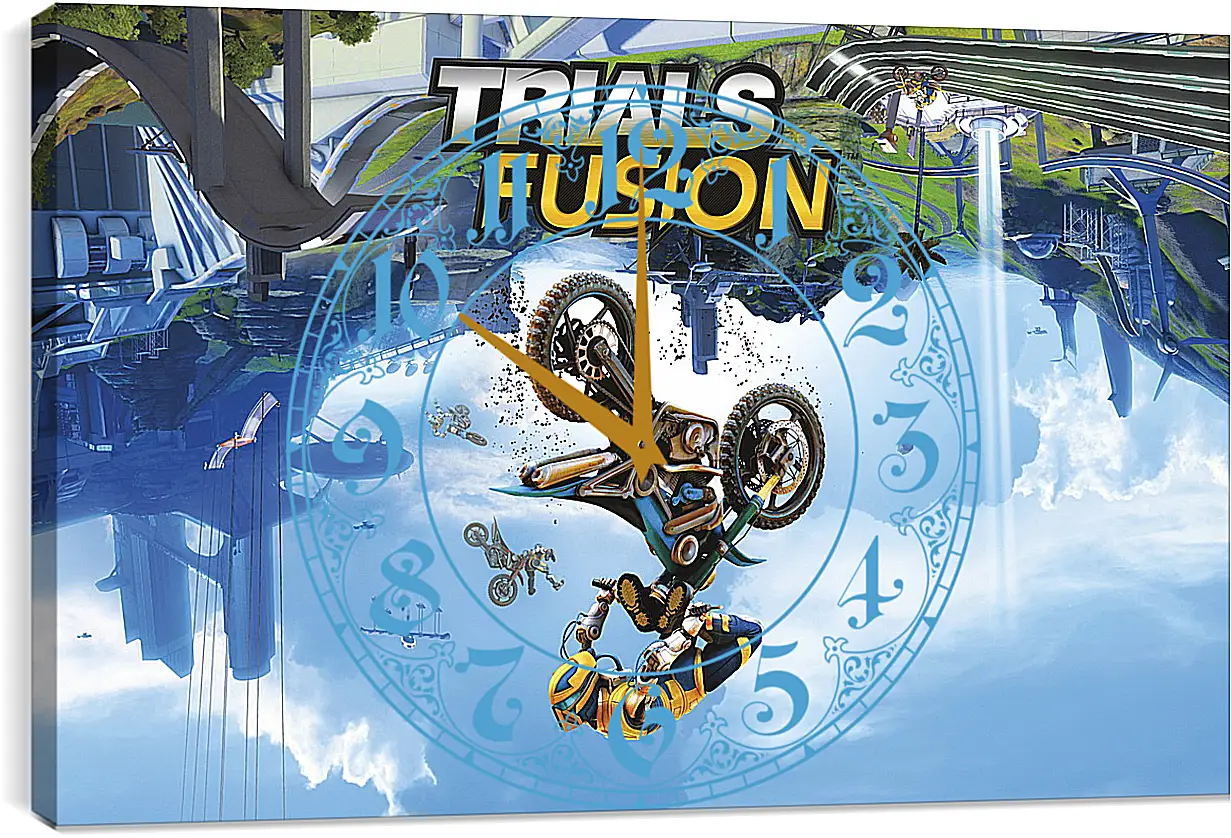 Часы картина - Trials Fusion
