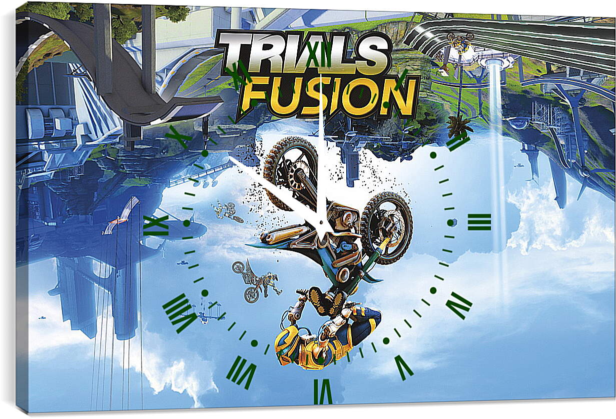 Часы картина - Trials Fusion
