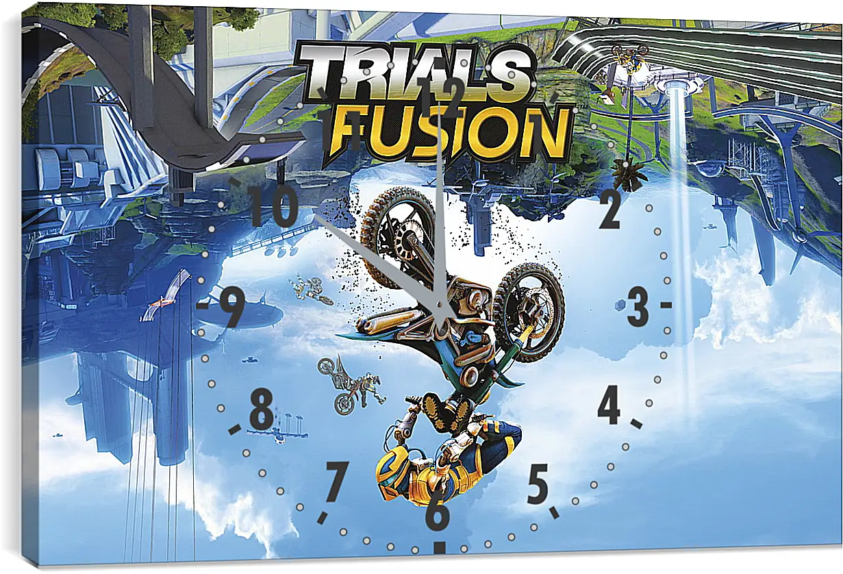 Часы картина - Trials Fusion
