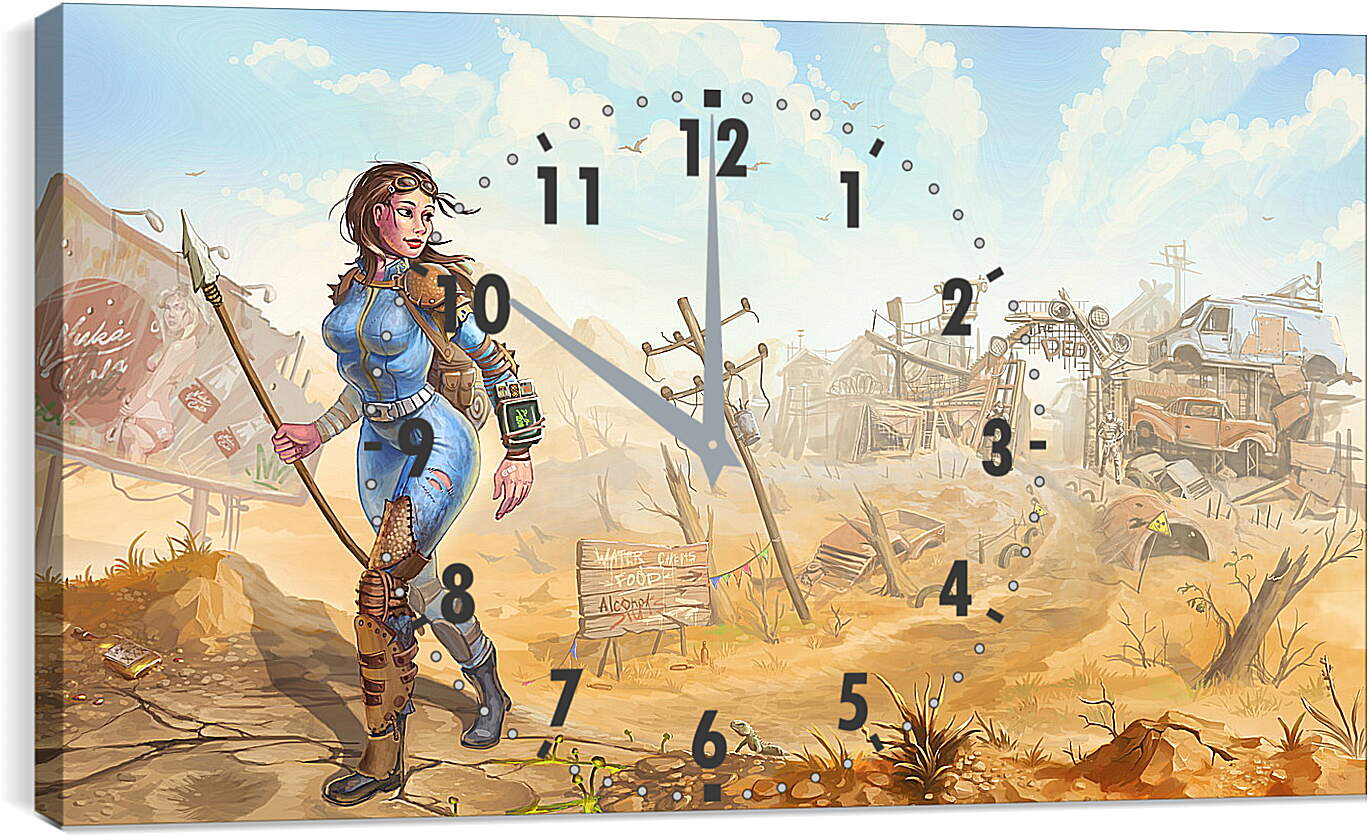 Часы картина - Fallout