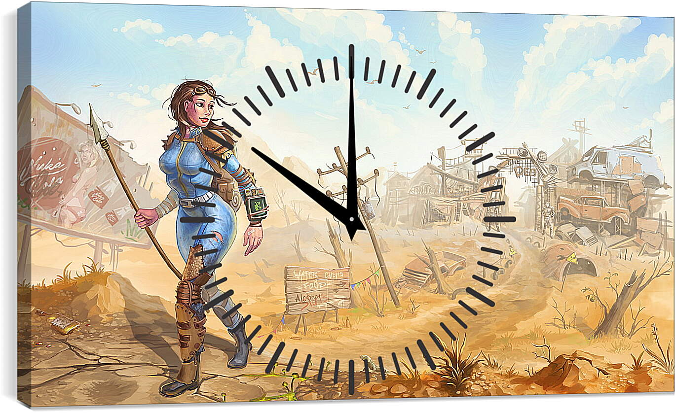 Часы картина - Fallout