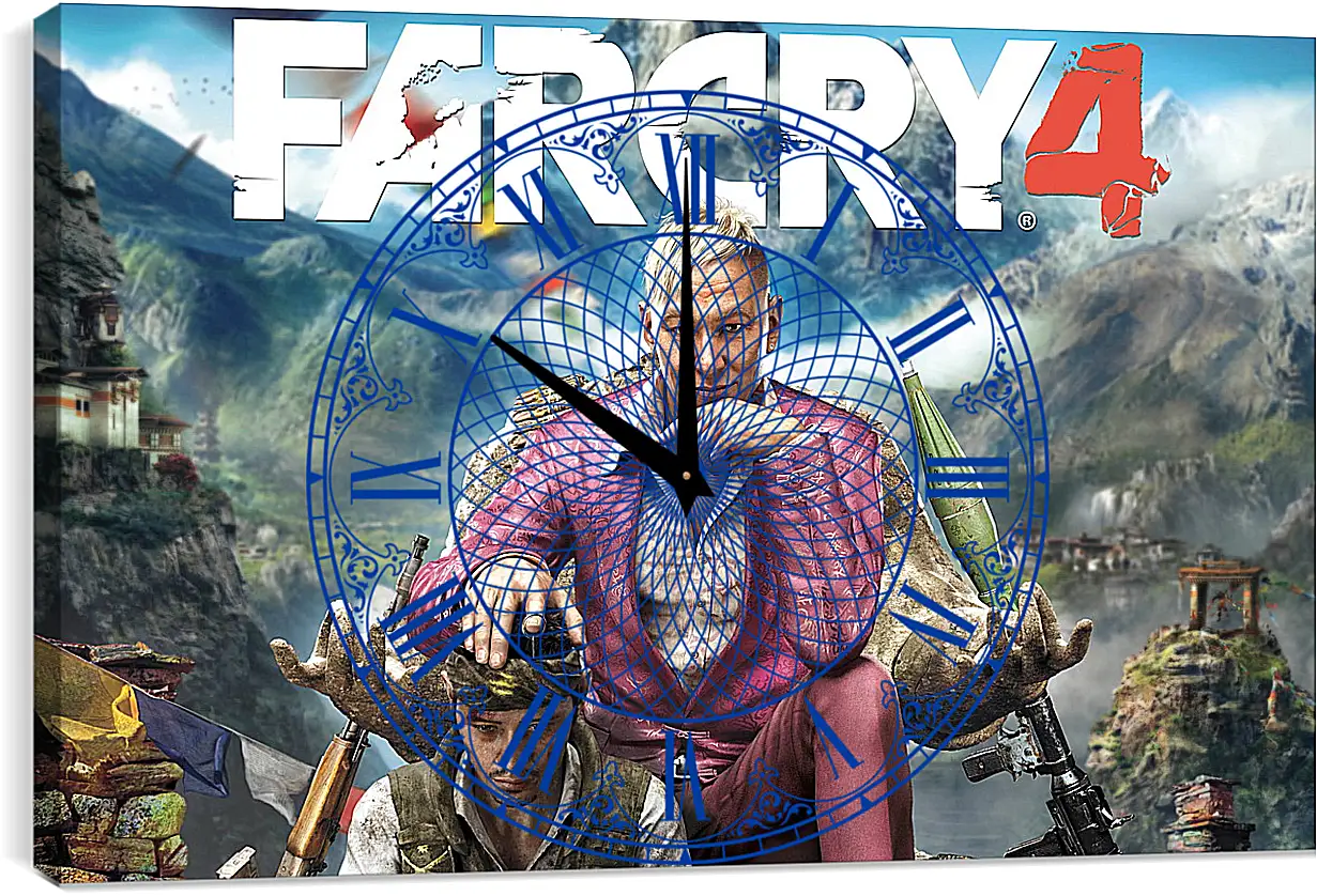 Часы картина - Far Cry 4