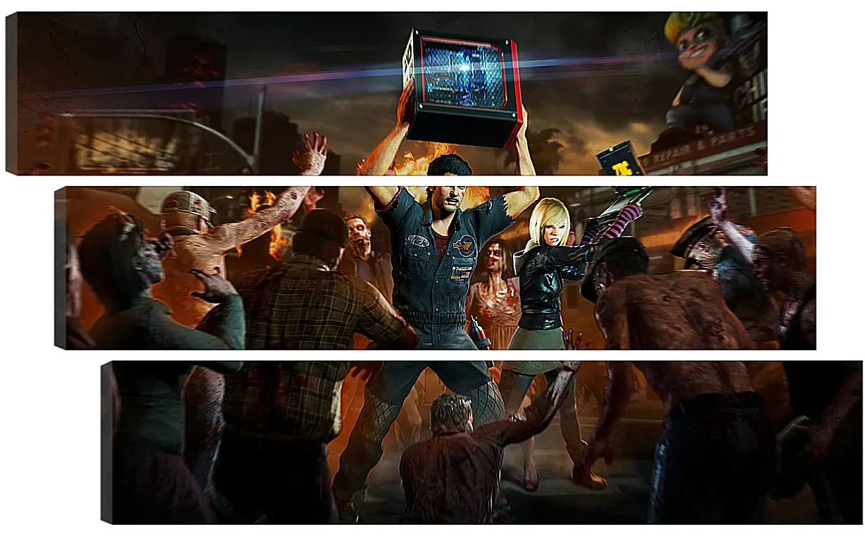 Модульная картина - Dead Rising 3
