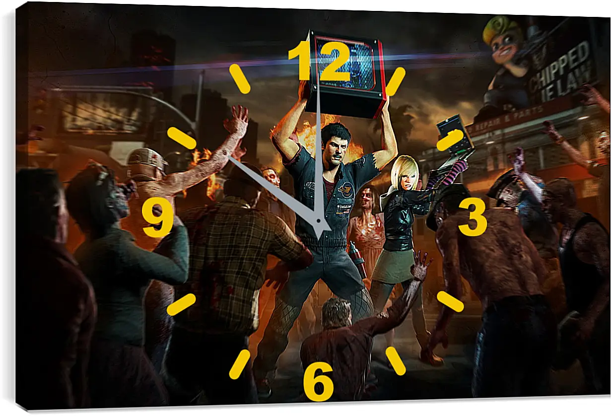 Часы картина - Dead Rising 3
