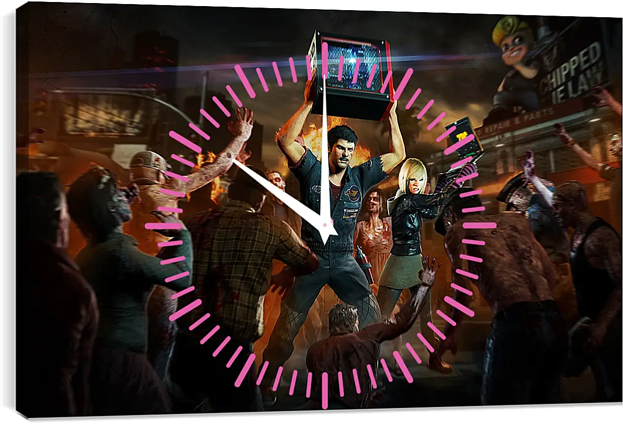 Часы картина - Dead Rising 3
