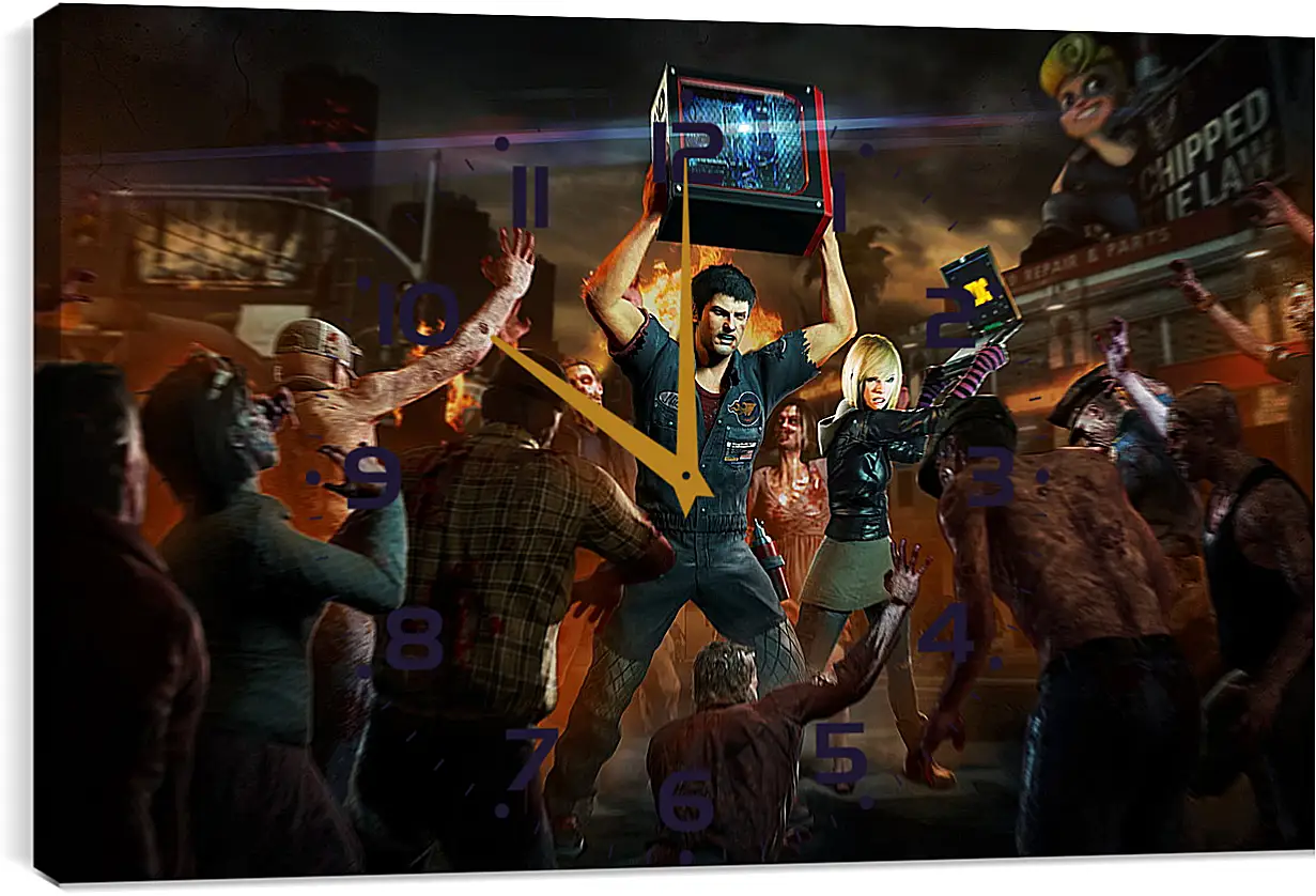 Часы картина - Dead Rising 3
