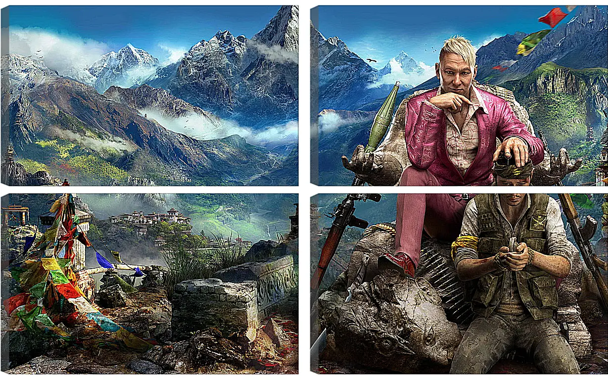 Модульная картина - Far Cry 4