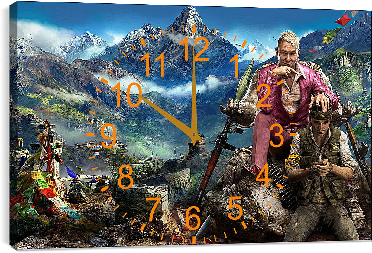 Часы картина - Far Cry 4