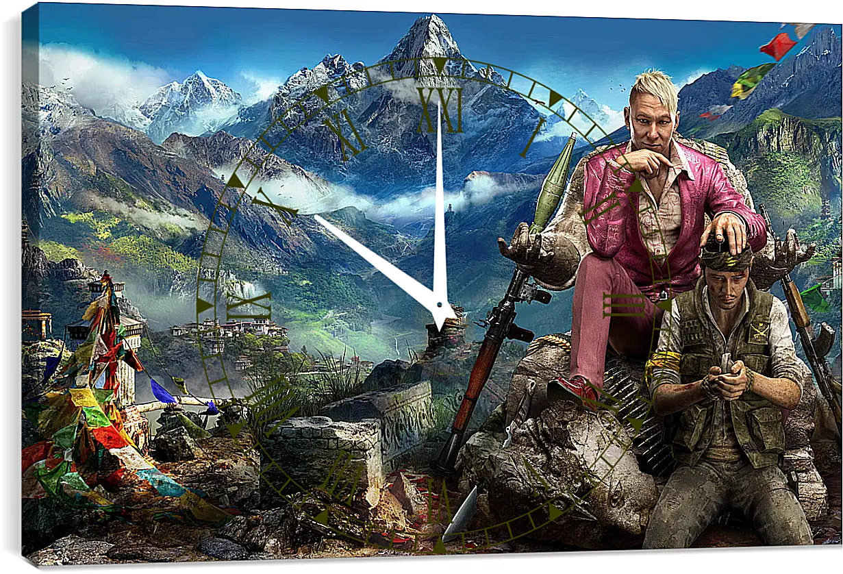 Часы картина - Far Cry 4