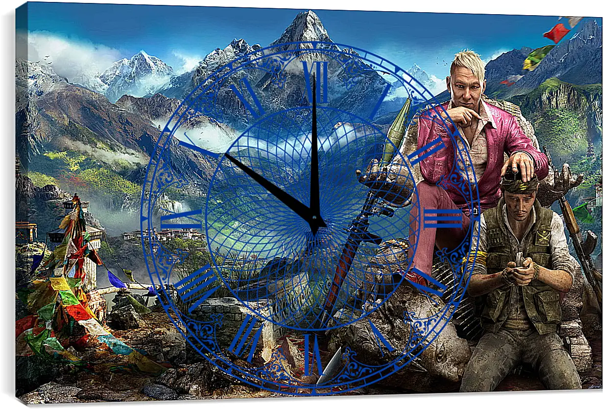 Часы картина - Far Cry 4