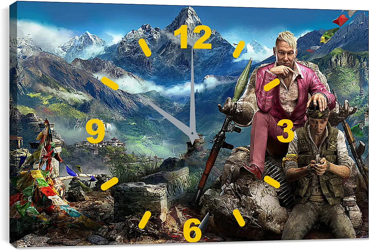 Часы картина - Far Cry 4