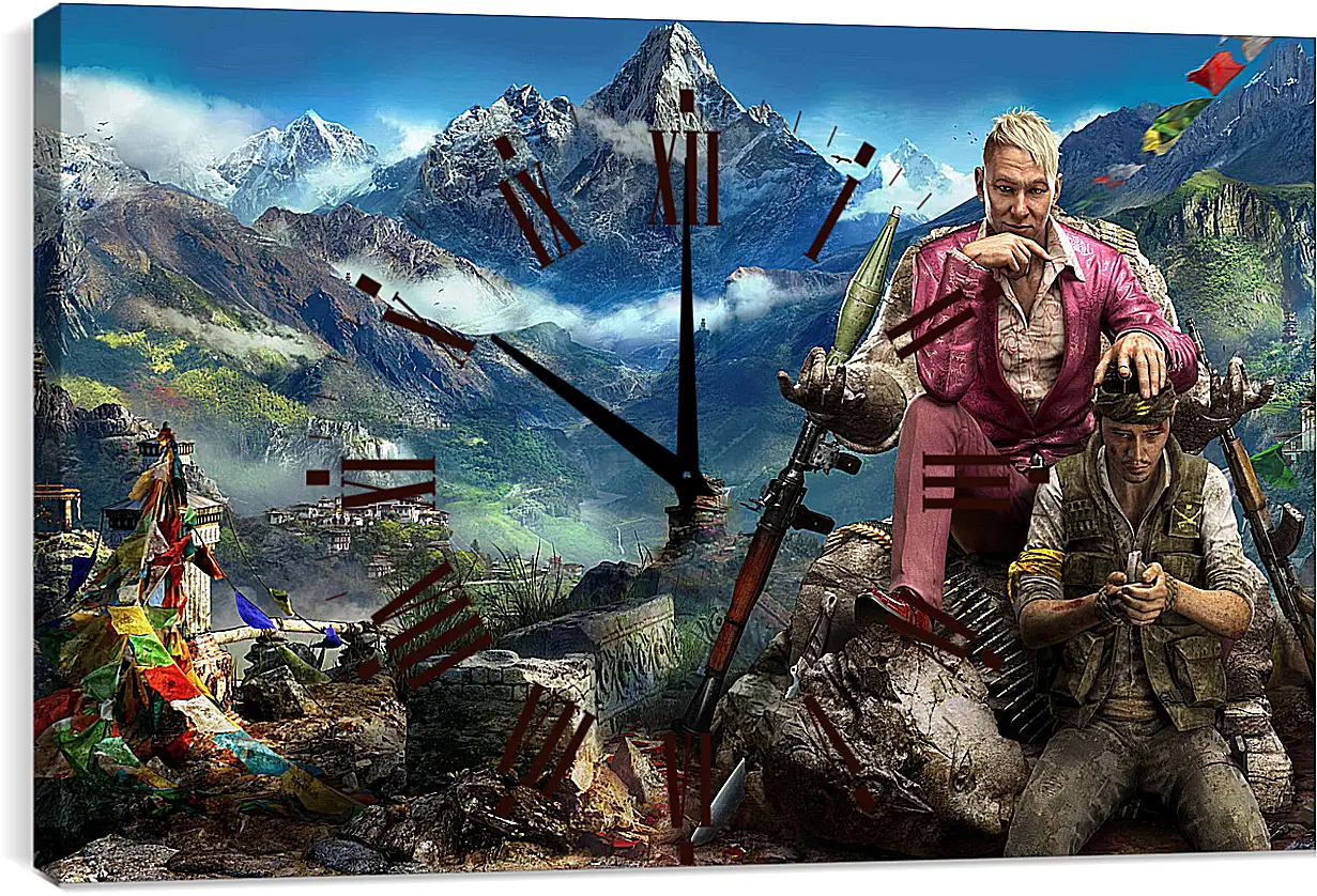 Часы картина - Far Cry 4