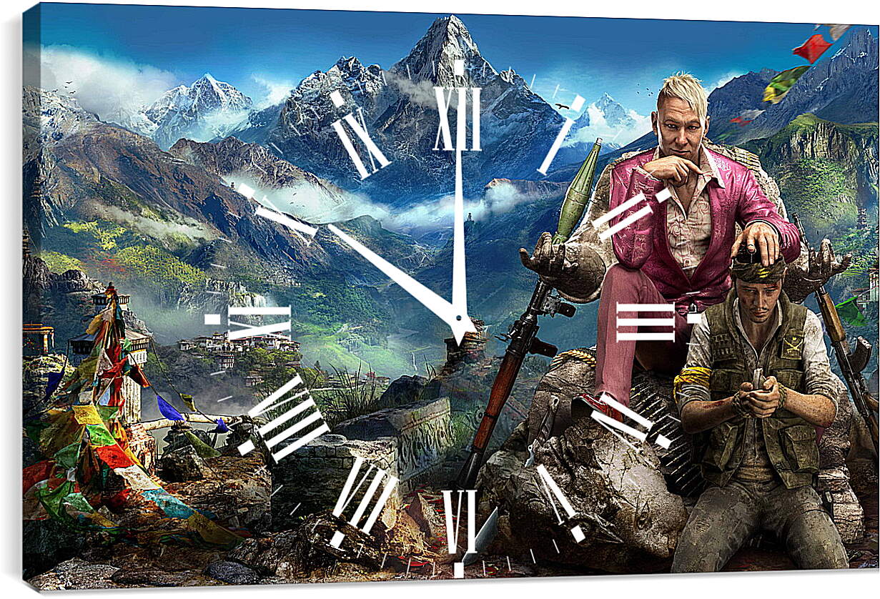 Часы картина - Far Cry 4