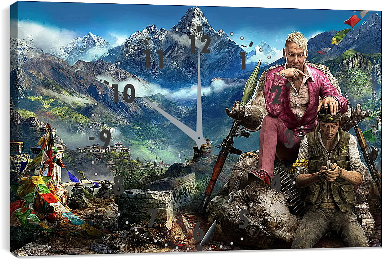 Часы картина - Far Cry 4