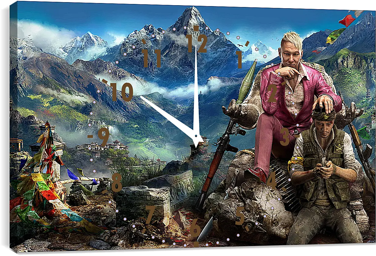 Часы картина - Far Cry 4