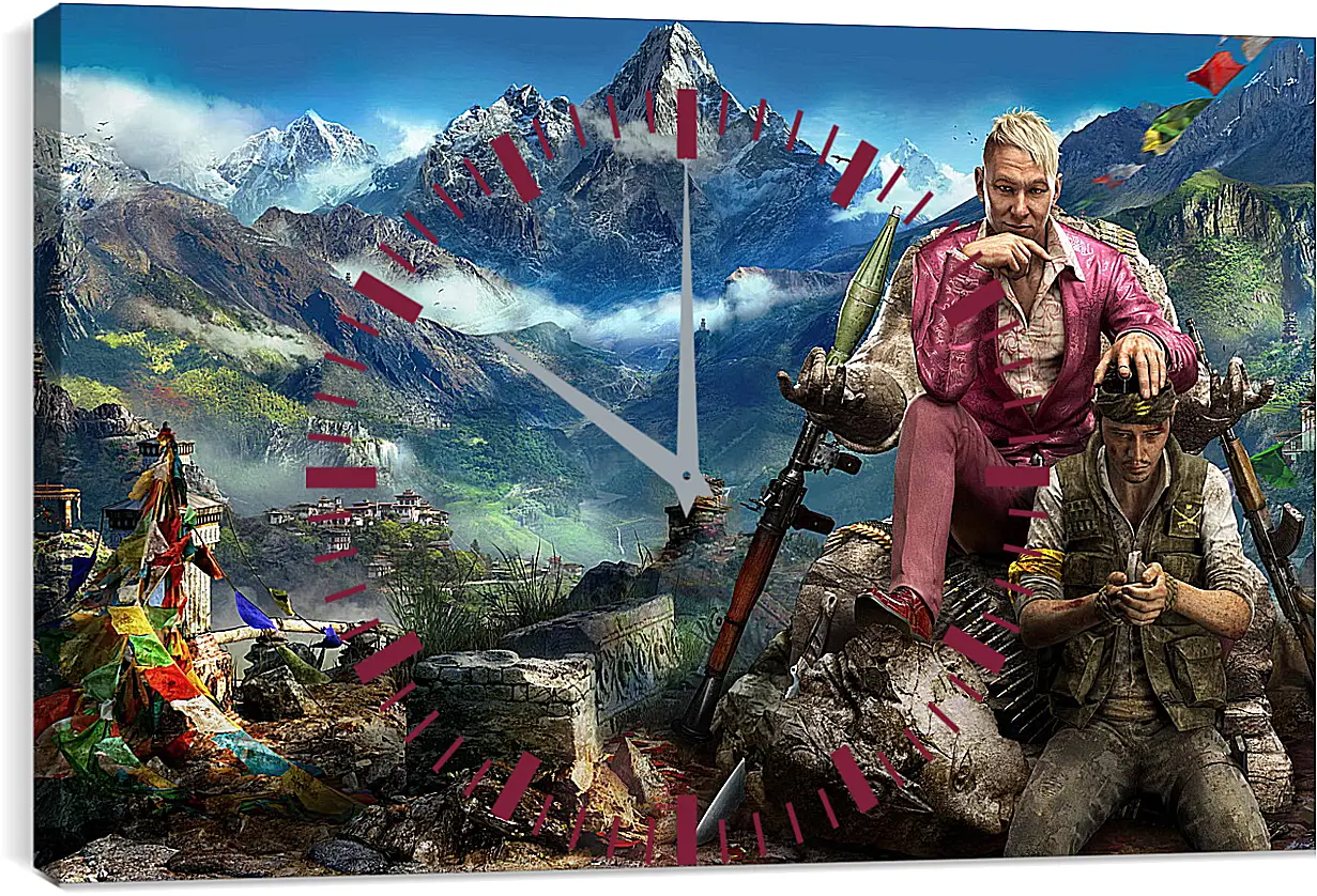 Часы картина - Far Cry 4