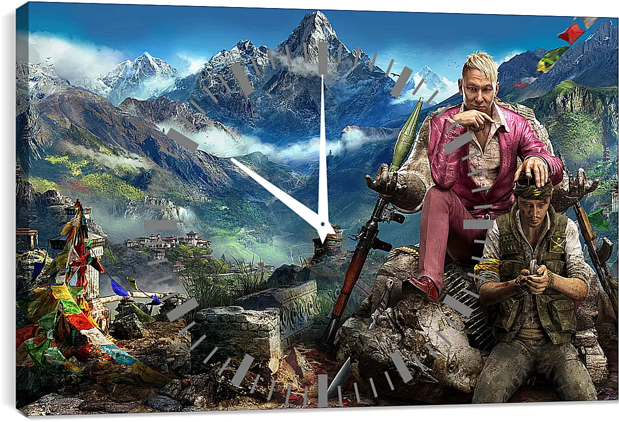 Часы картина - Far Cry 4