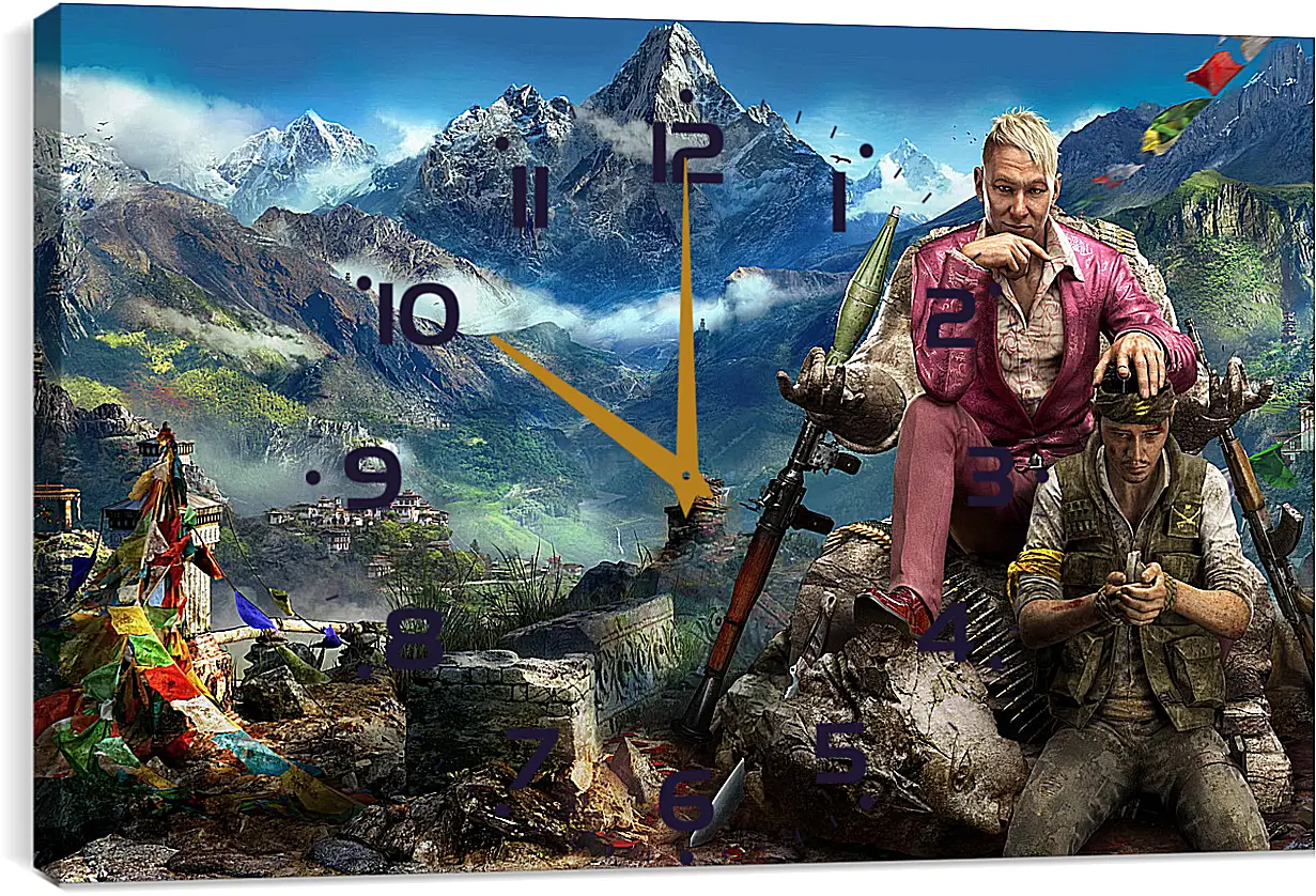 Часы картина - Far Cry 4