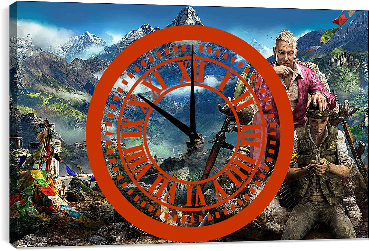 Часы картина - Far Cry 4