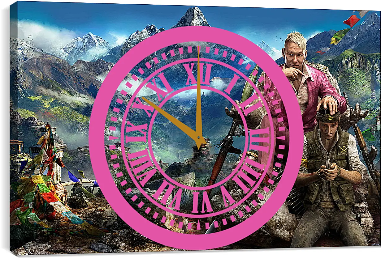 Часы картина - Far Cry 4