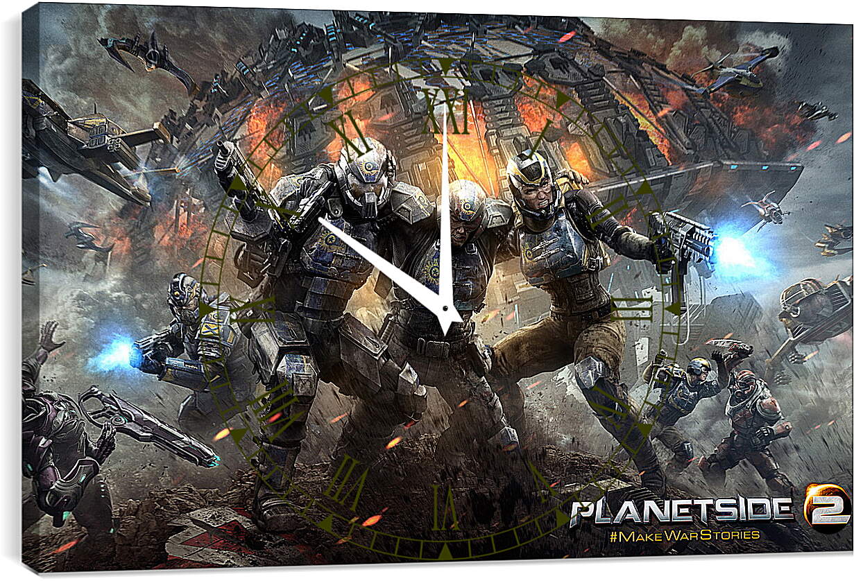 Часы картина - Planetside 2
