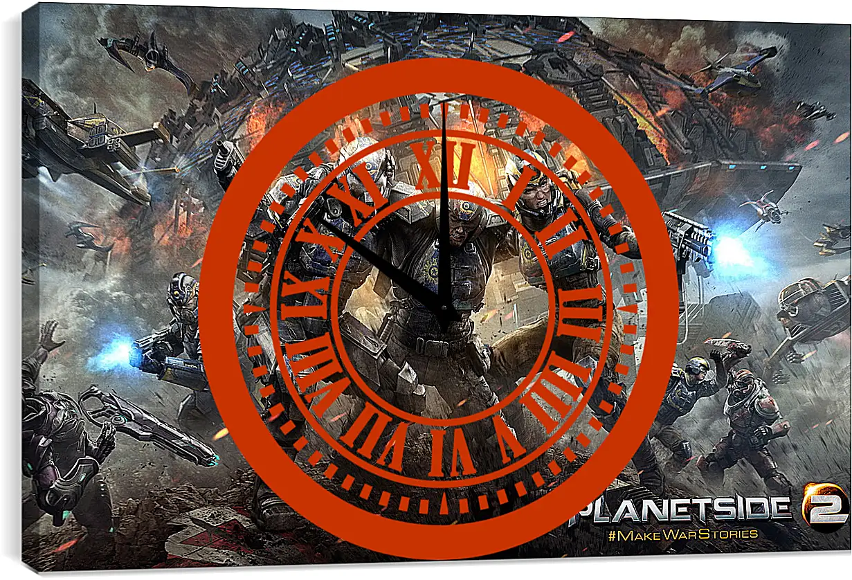 Часы картина - Planetside 2
