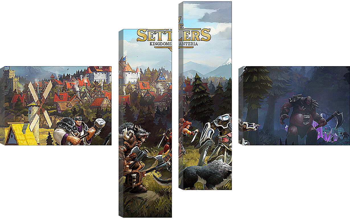 Модульная картина - The Settlers - Kingdoms Of Anteria
