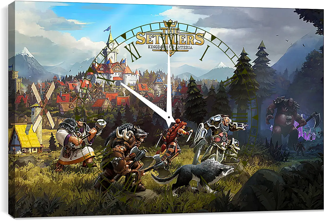 Часы картина - The Settlers - Kingdoms Of Anteria
