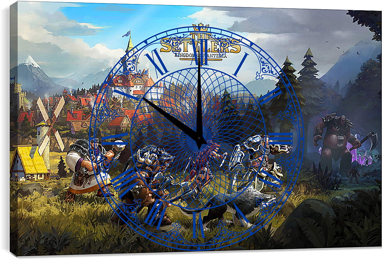 Часы картина - The Settlers - Kingdoms Of Anteria

