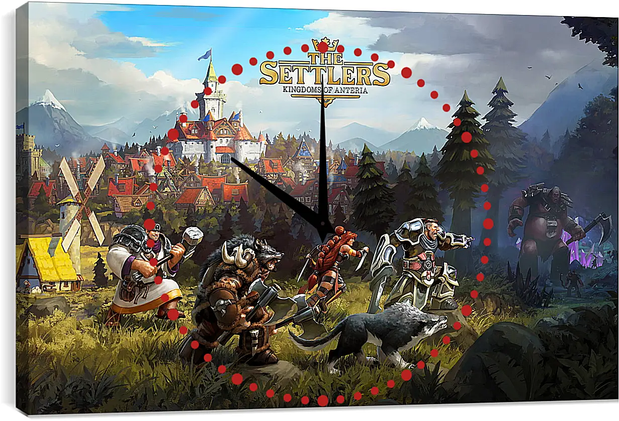 Часы картина - The Settlers - Kingdoms Of Anteria
