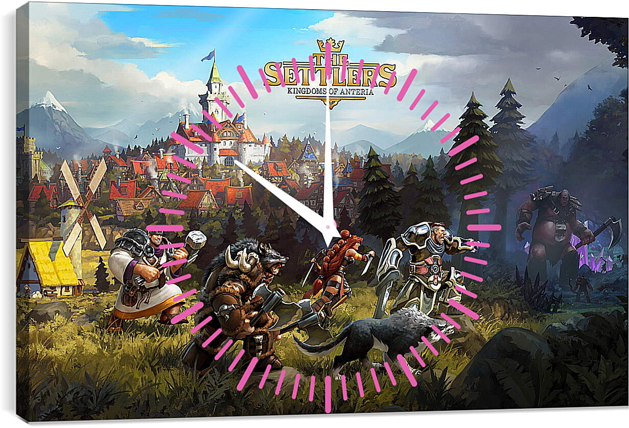 Часы картина - The Settlers - Kingdoms Of Anteria

