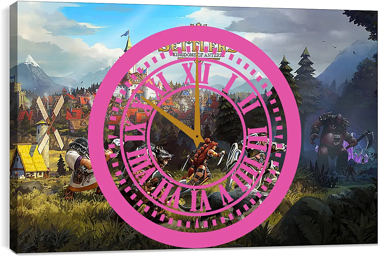 Часы картина - The Settlers - Kingdoms Of Anteria
