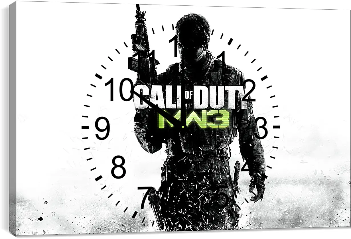 Часы картина - Call Of Duty: Modern Warfare 3