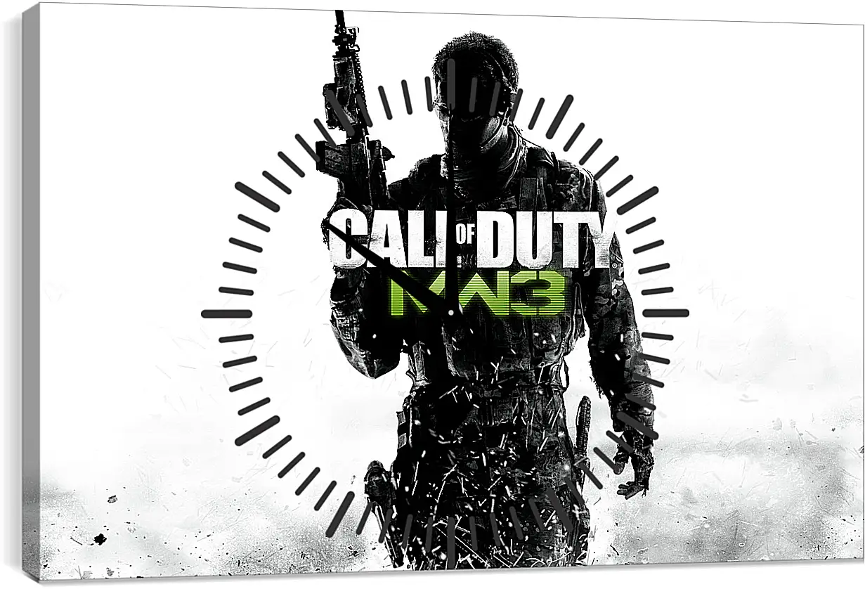 Часы картина - Call Of Duty: Modern Warfare 3