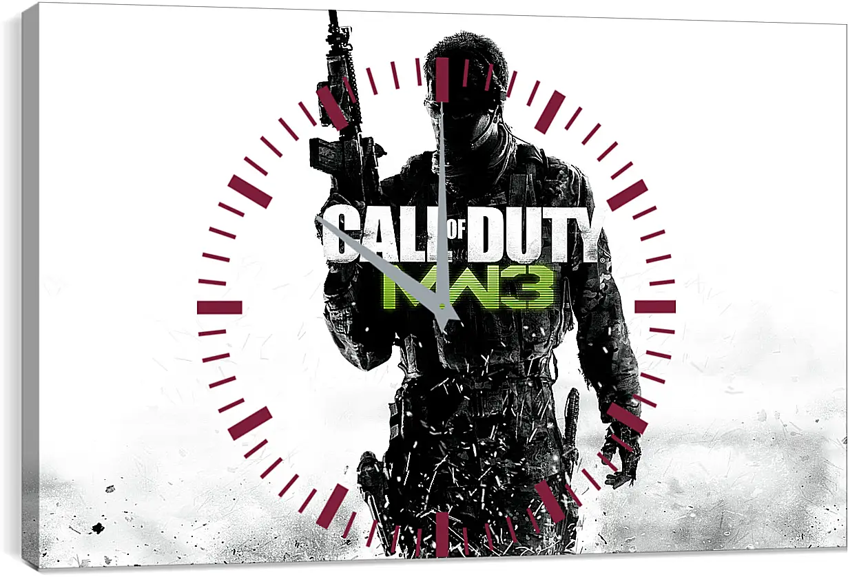 Часы картина - Call Of Duty: Modern Warfare 3