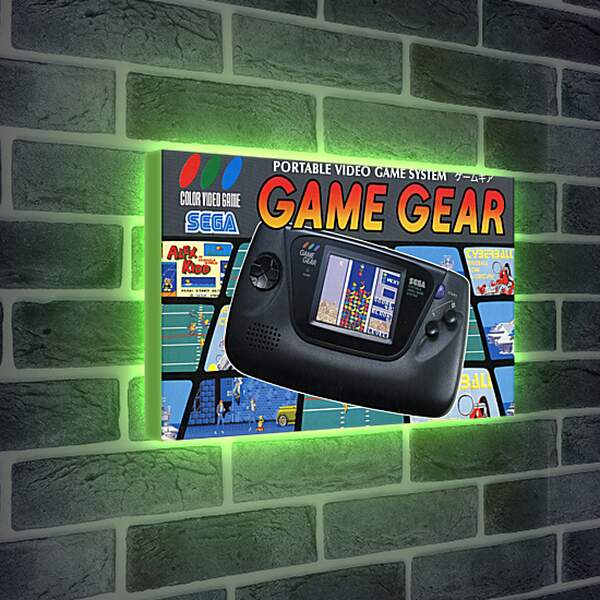 Лайтбокс световая панель - Sega Game Gear
