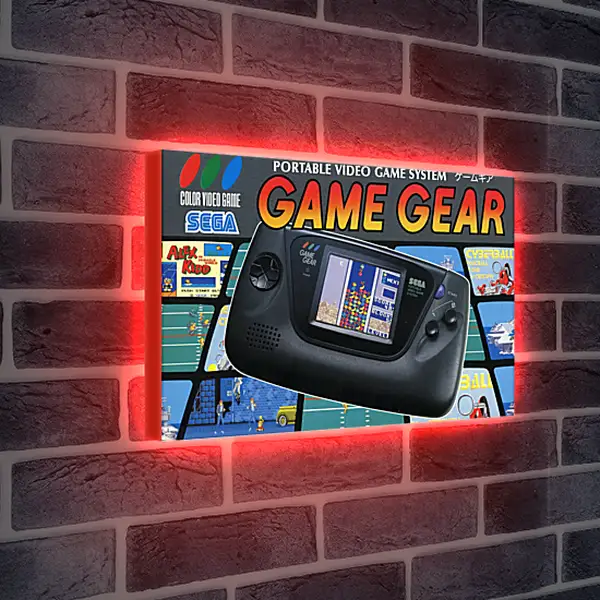 Лайтбокс световая панель - Sega Game Gear
