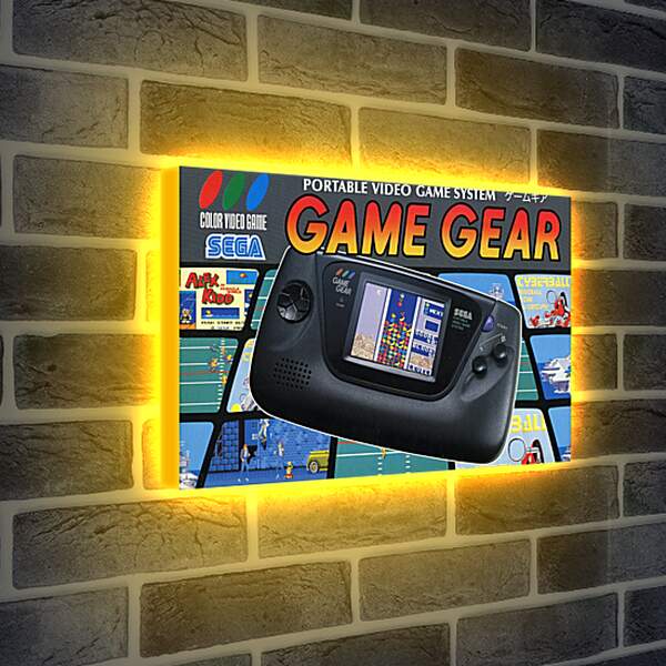 Лайтбокс световая панель - Sega Game Gear
