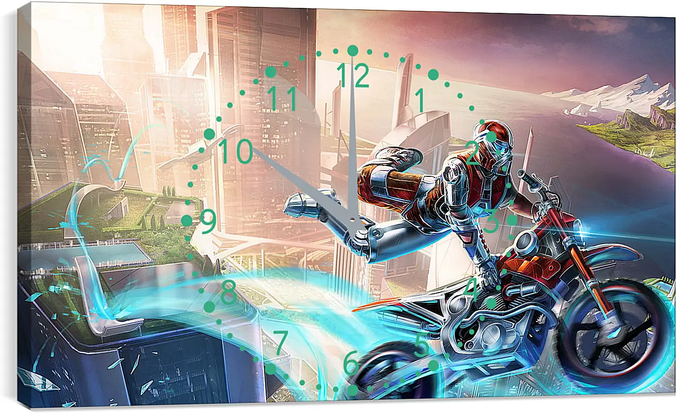 Часы картина - Trials Fusion
